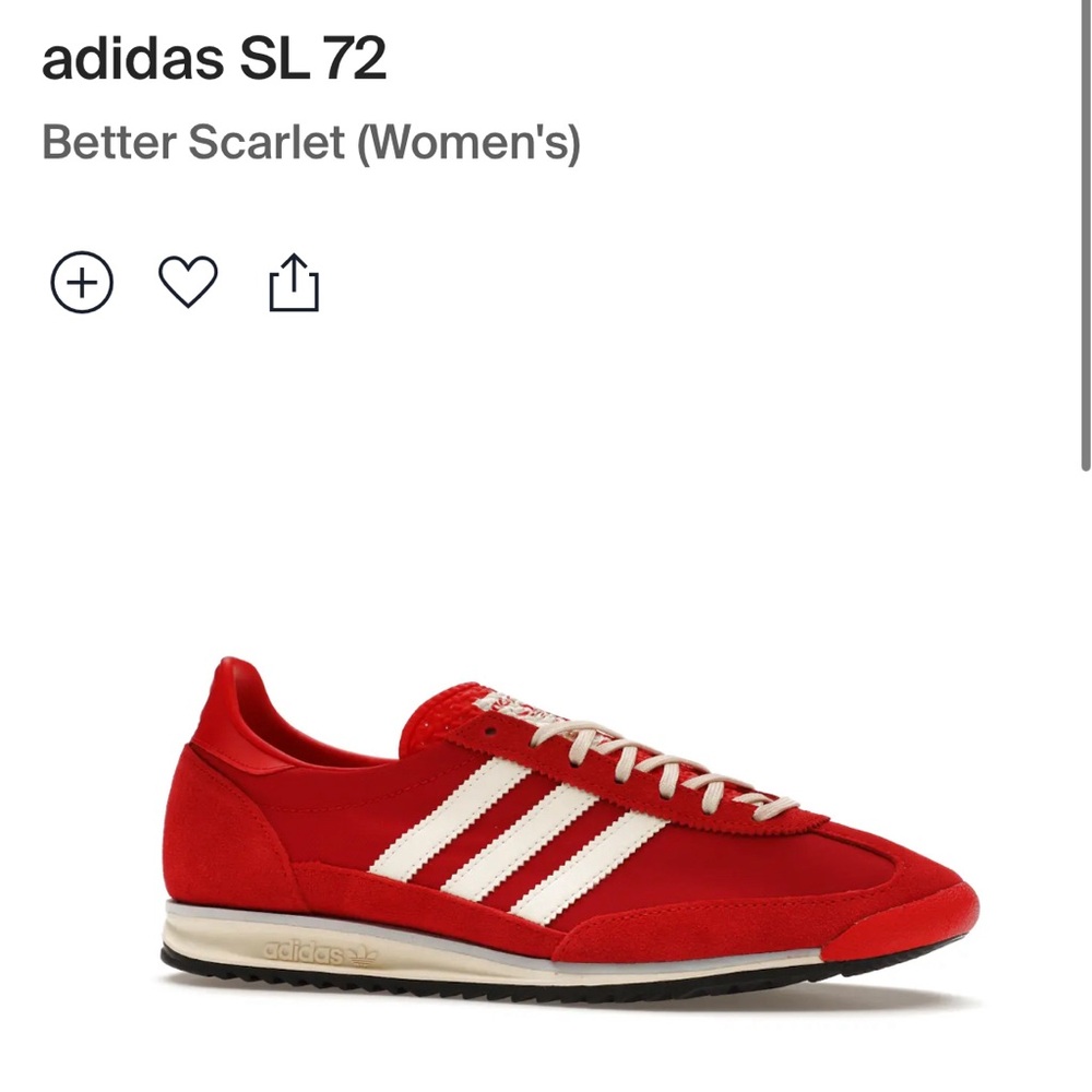 Adidas SL 72 scarlet red